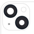 Rear Camera Lens with Holder & Bezel for iPhone 13 / 13 Mini (2 pcs) (Aftermarket Plus) (Midnight)