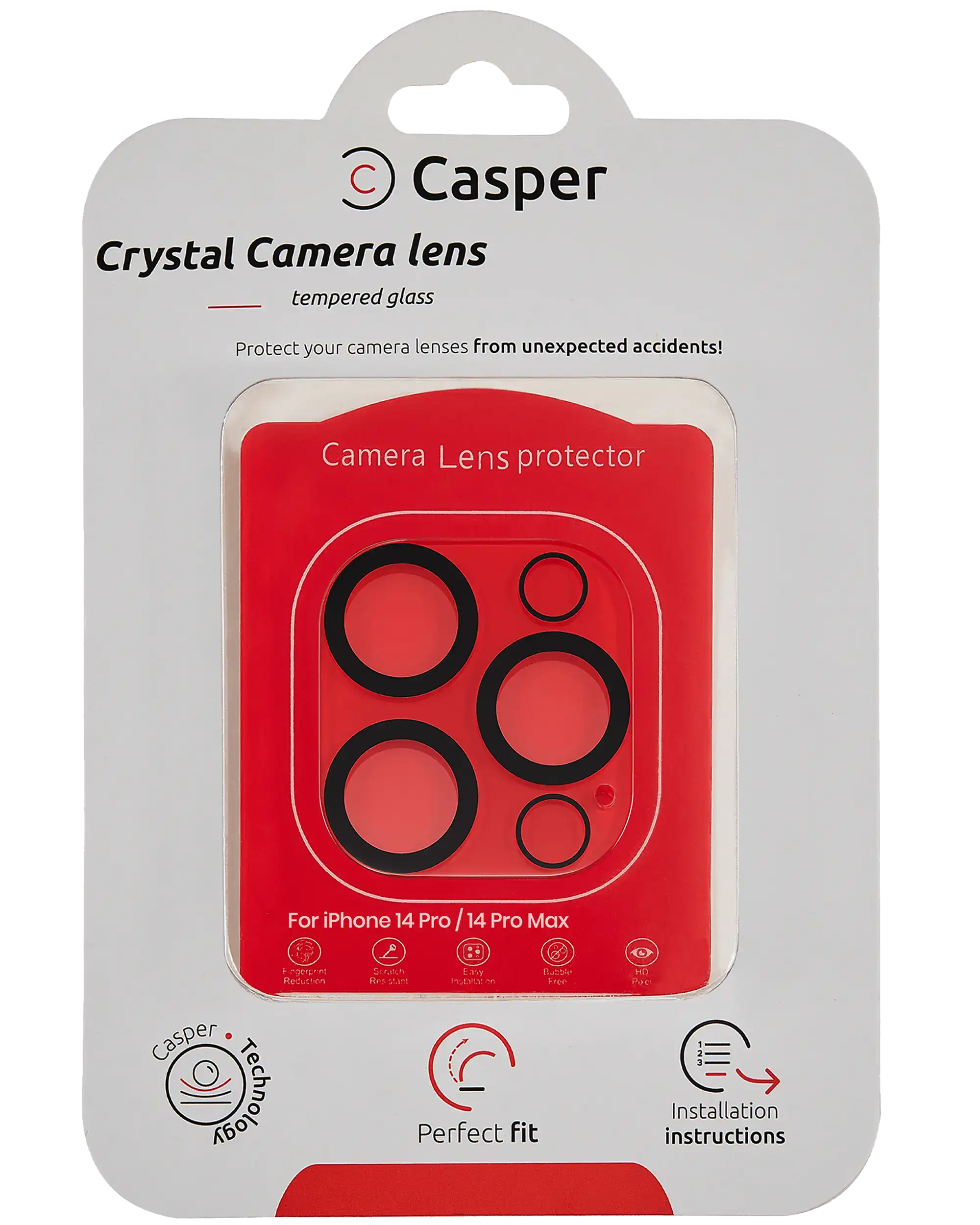 Casper Kamera-Linsenschutz für Samsung Galaxy S26 / S26 Plus (Clear Rings)