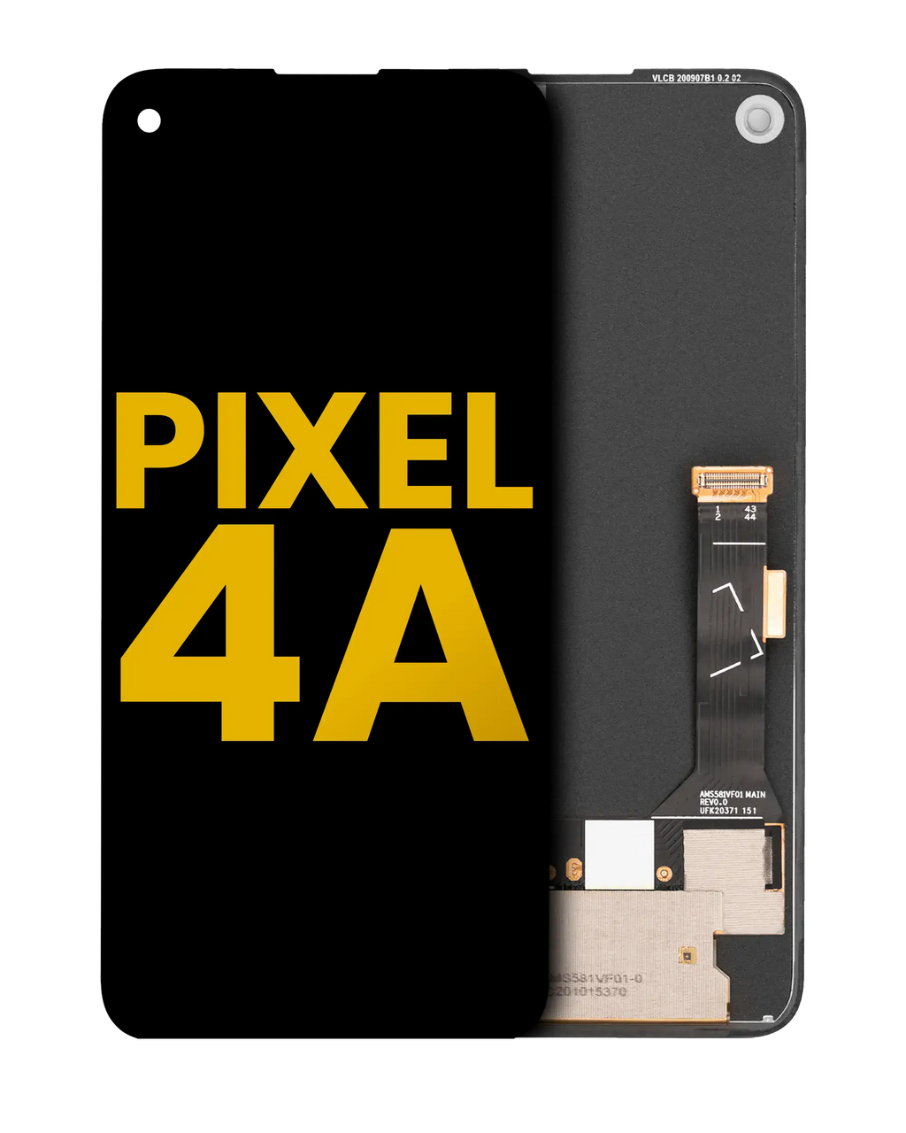 OLED-Display ohne Rahmen für Google Pixel 4a (Refurbished) (Alle Farben)