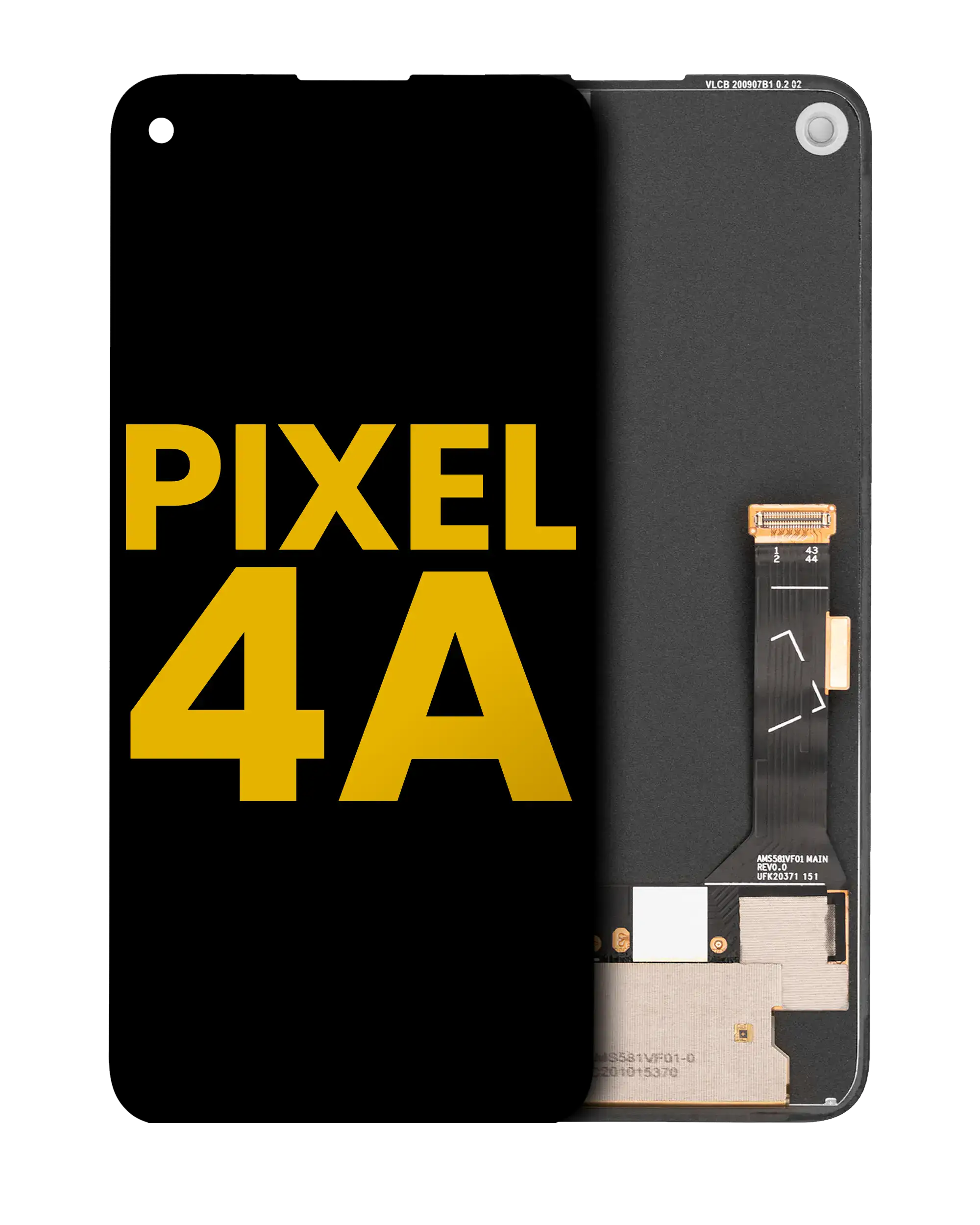 OLED-Display ohne Rahmen für Google Pixel 4a (Refurbished) (Alle Farben)
