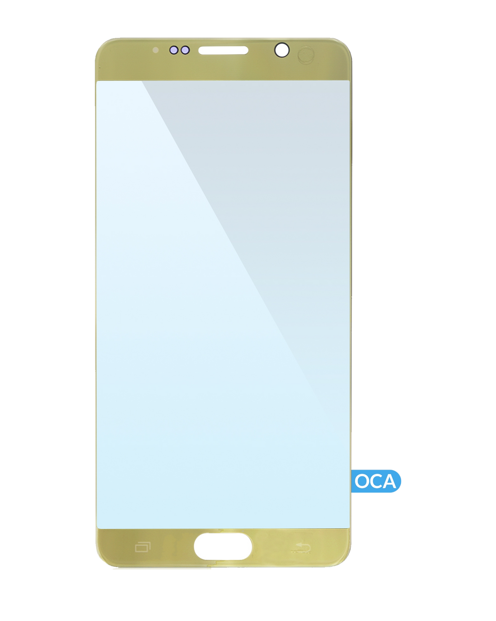 Front Glass with Pre-installed OCA for Samsung Galaxy Note 5 (Gold)