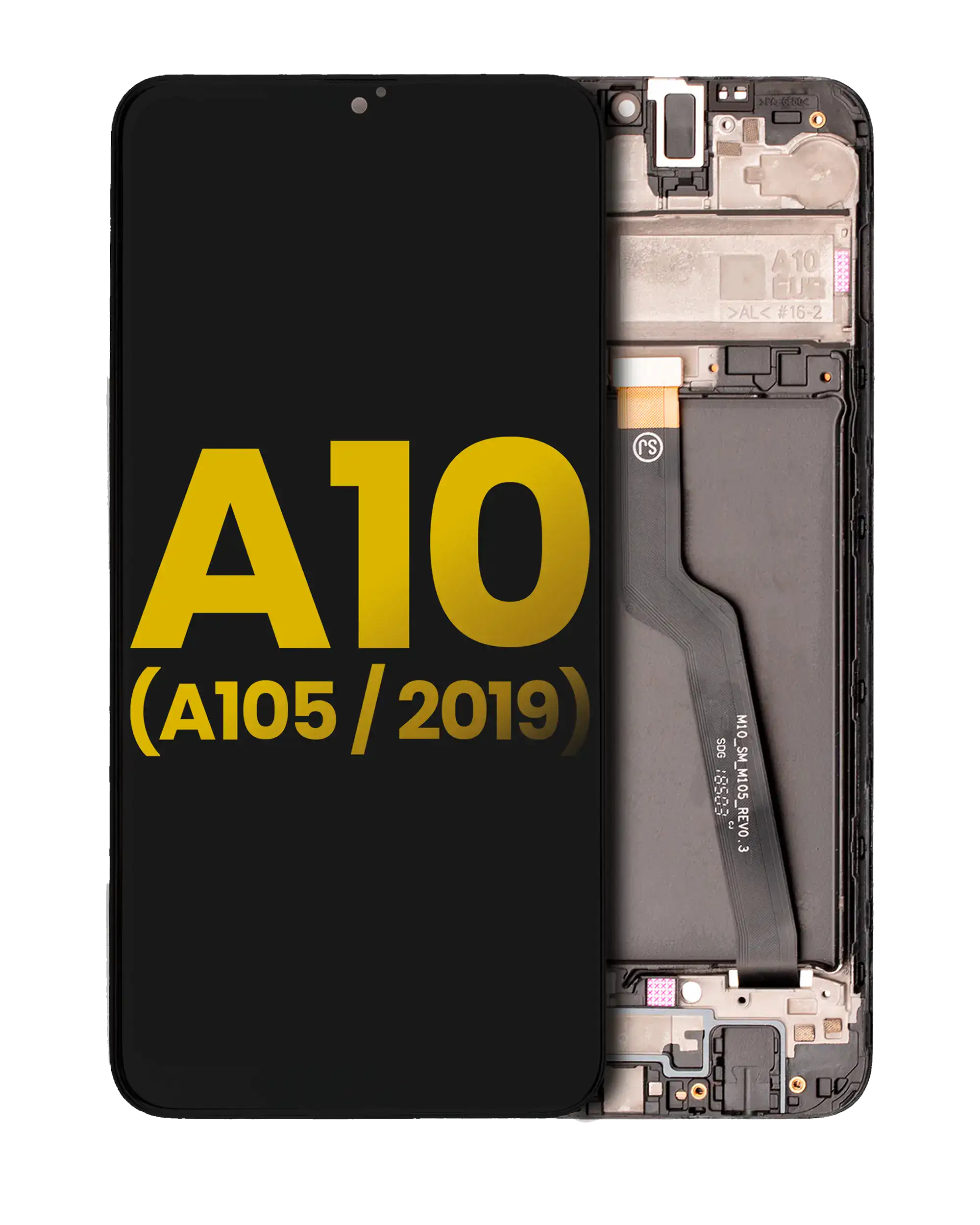 LCD-Display mit Rahmen Samsung Galaxy A10 Refurbished Schwarz