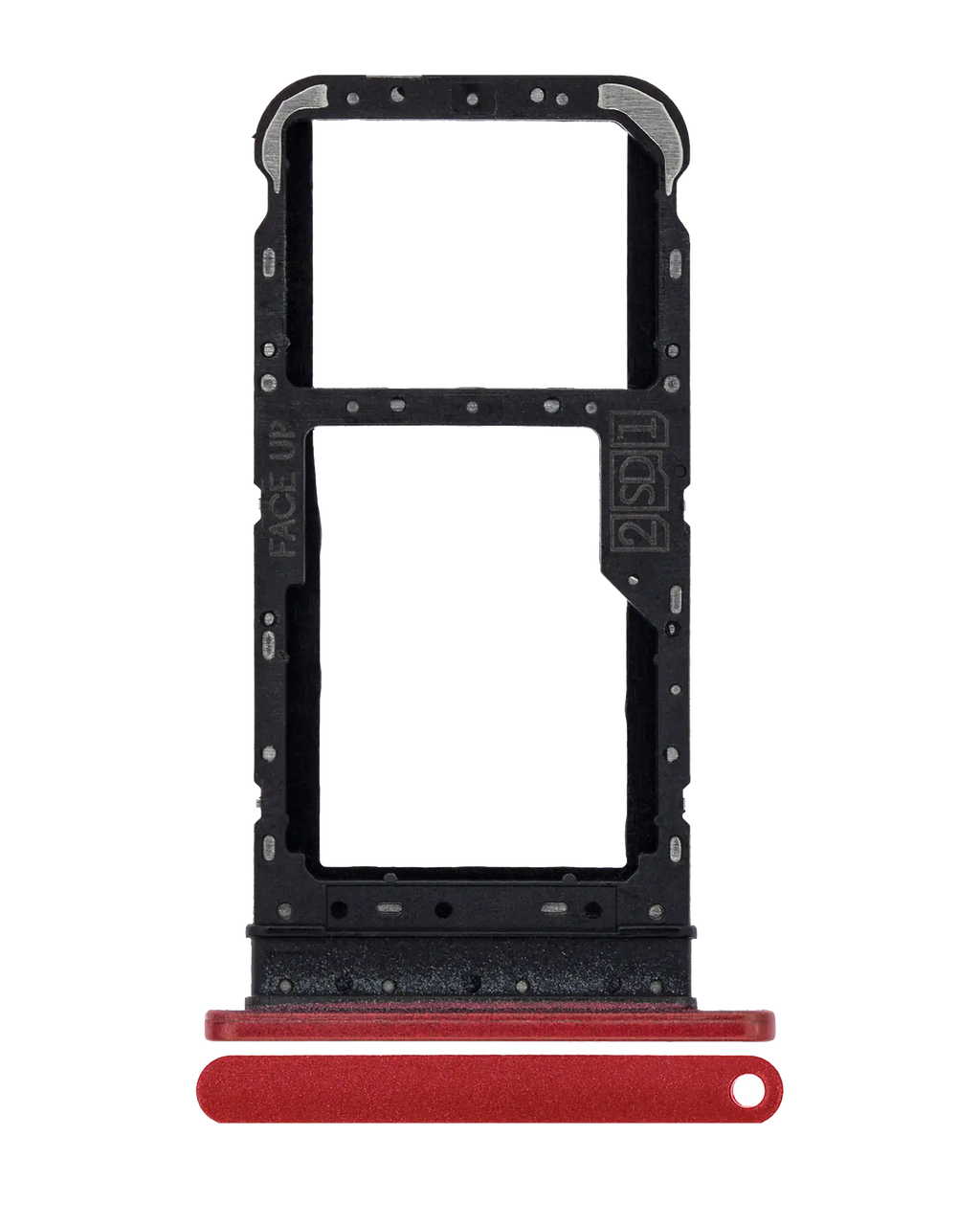 Single-SIM-Kartenfach für Motorola Moto E7 (XT2095 / 2020) (Rot)