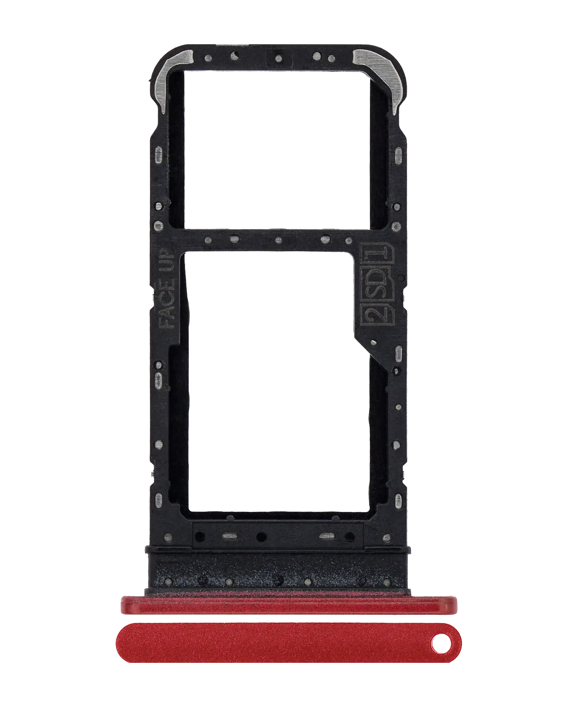 Single-SIM-Kartenfach für Motorola Moto E7 (XT2095 / 2020) (Rot)