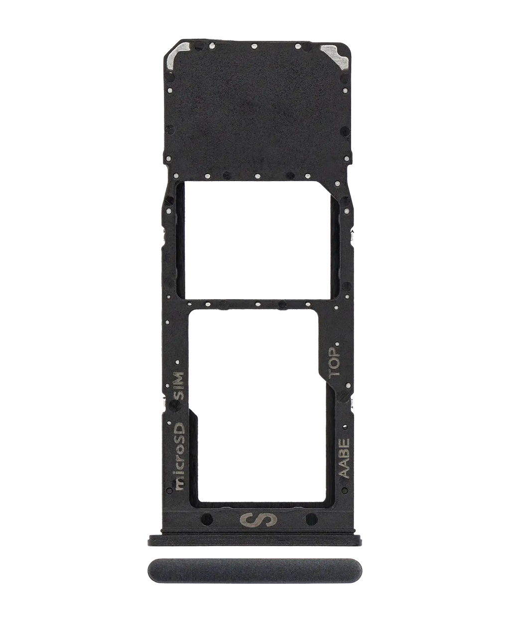 Single-SIM-Kartenfach für Samsung Galaxy A12 (A125 / 2020) (Schwarz)