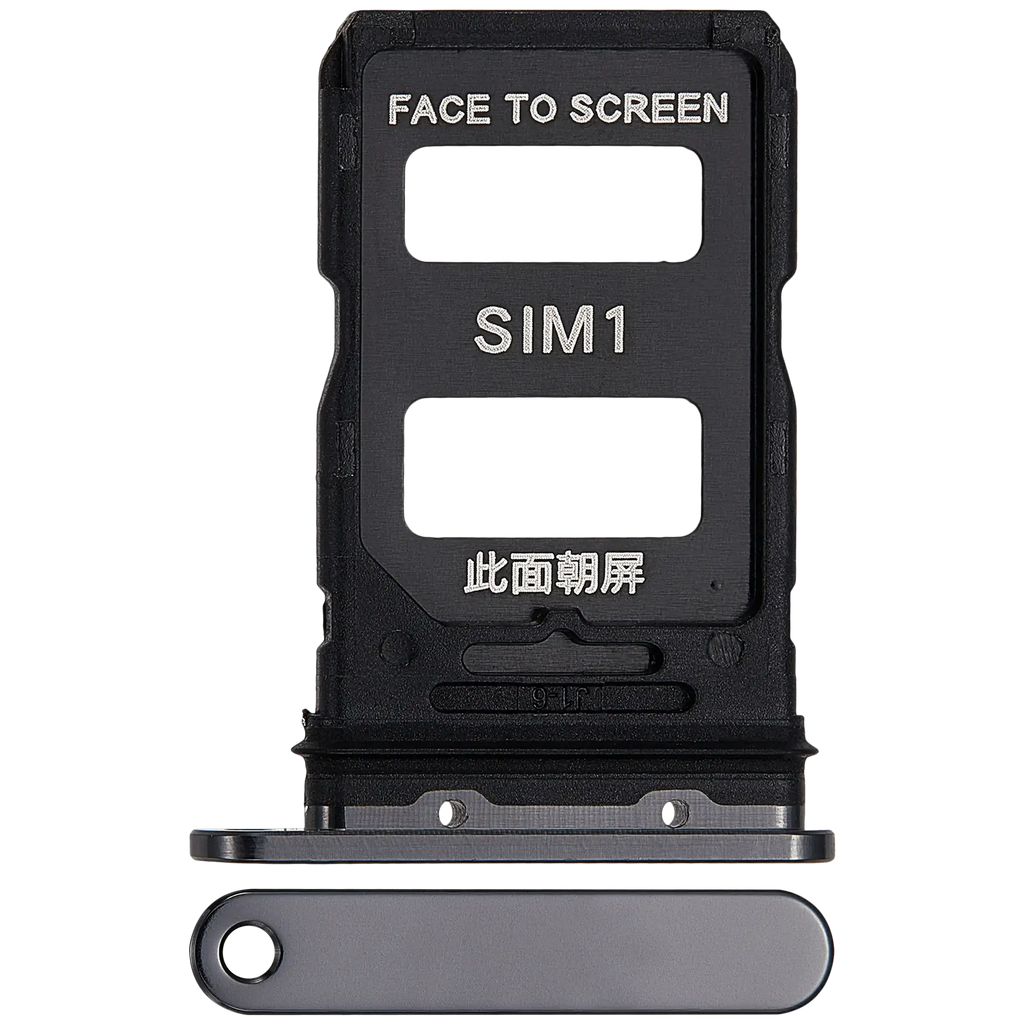 SIM Card Tray for Xiaomi Civi 1S (Black)