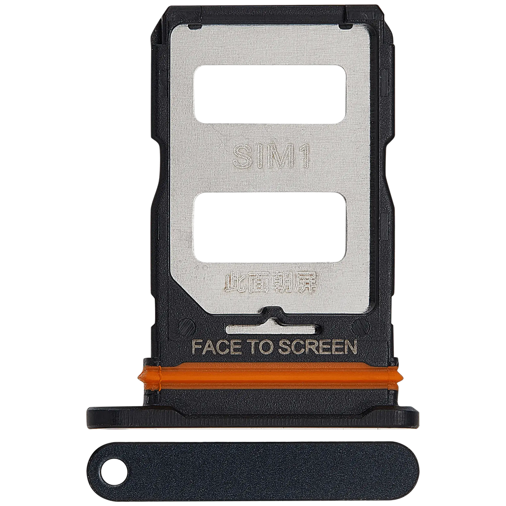 SIM Card Tray for Xiaomi 12 Lite (Black)