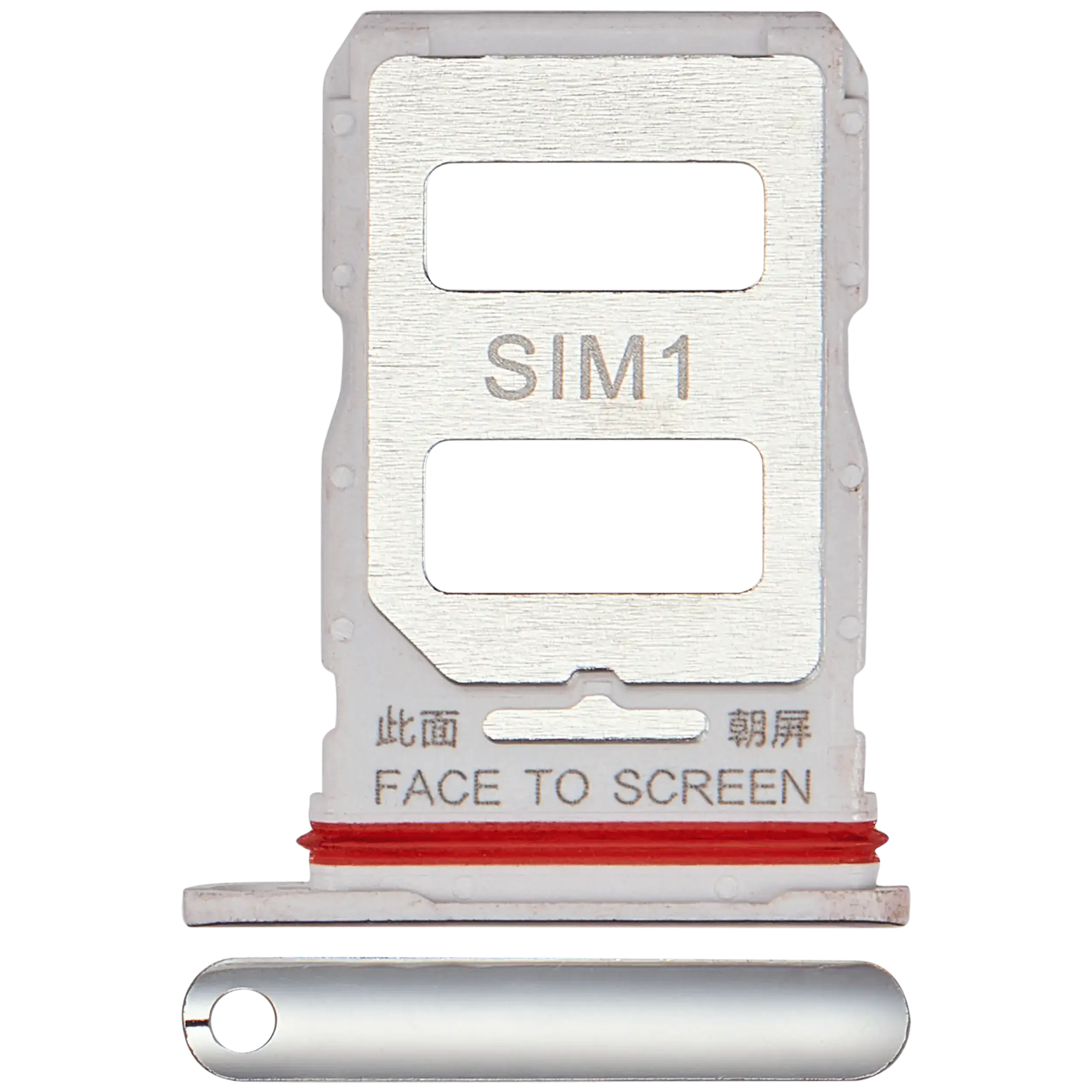 SIM-Kartenfach für Xiaomi 12T / 12T Pro (Silber)