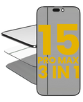 iPhone 15 Pro Max 3-in-1 Glas OCA + Polarisator OCA Master 2er-Pack