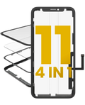 iPhone 11 4-in-1 Display Reparaturset (Glas+OCA, Rahmen, Digitizer)