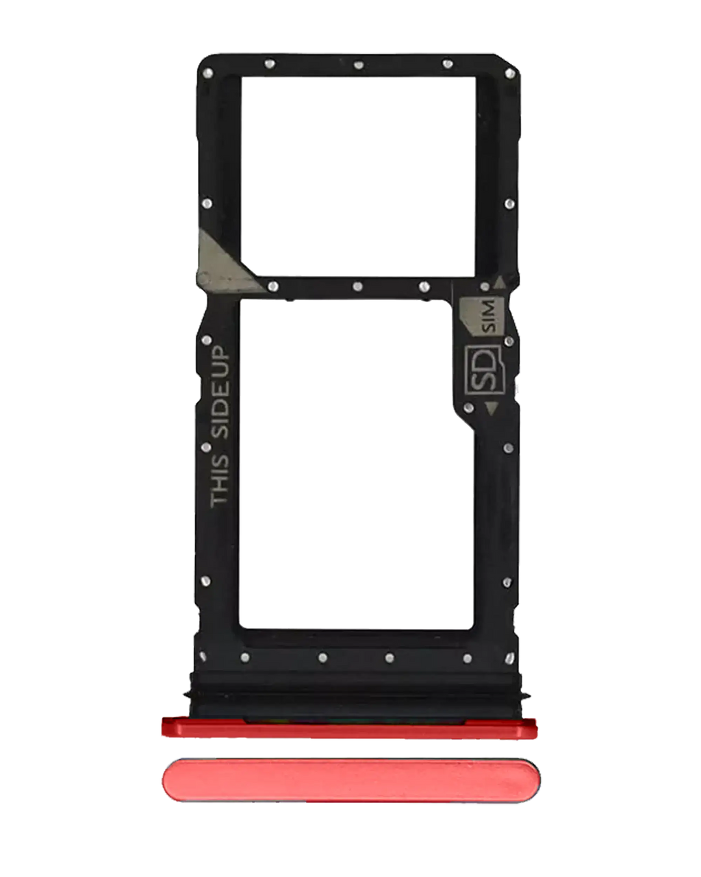 SIM-Kartenfach für Motorola Moto G Stylus 5G (2024) Original OEM Scarlet Wave