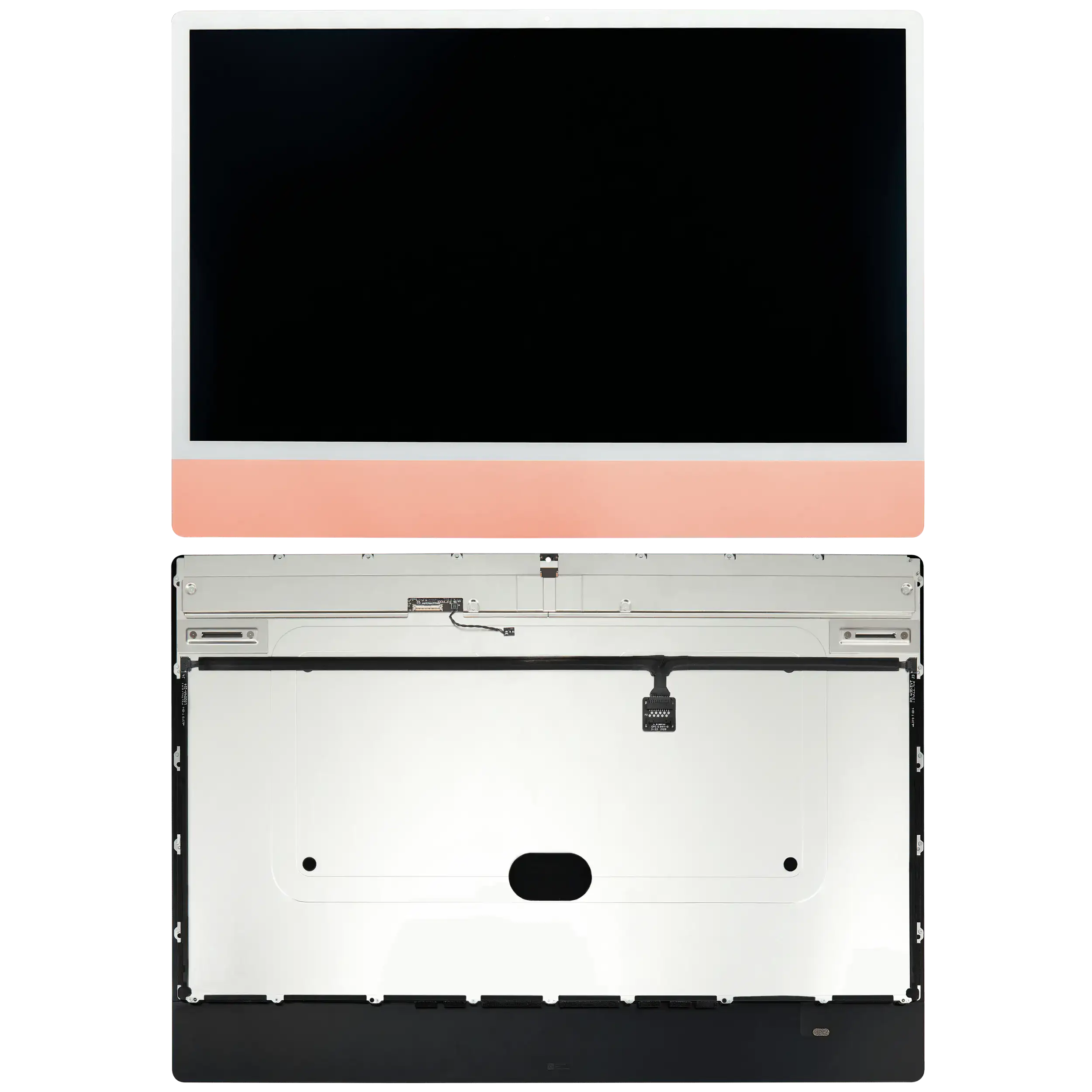 Apple iMac 24" LCD-Display Orange OEM-Ausbau A2438 kleines Kameraloch