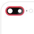 Kameralinse hinten mit Halterung und Rahmen für iPhone 8 Plus (Rot) (10er-Pack)