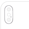 Rear Camera Frame Ring for iPhone XS / XS Max (Space Gray) (10-pack)