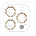 Rear Camera Lens Protector Ring for iPhone 12 Pro Max (Gold) (3-pack)