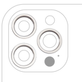 Nur Rückkamera-Zierring für iPhone 12 Pro Max (Silber) (3 Piece Set)