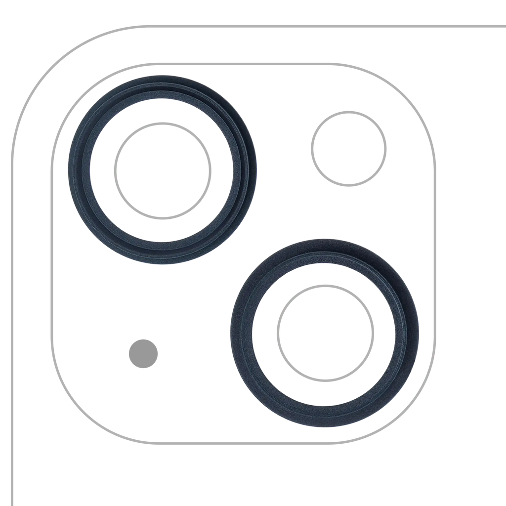 Rear Camera Frame Ring for iPhone 13 / 13 Mini (Midnight) (2 pcs)