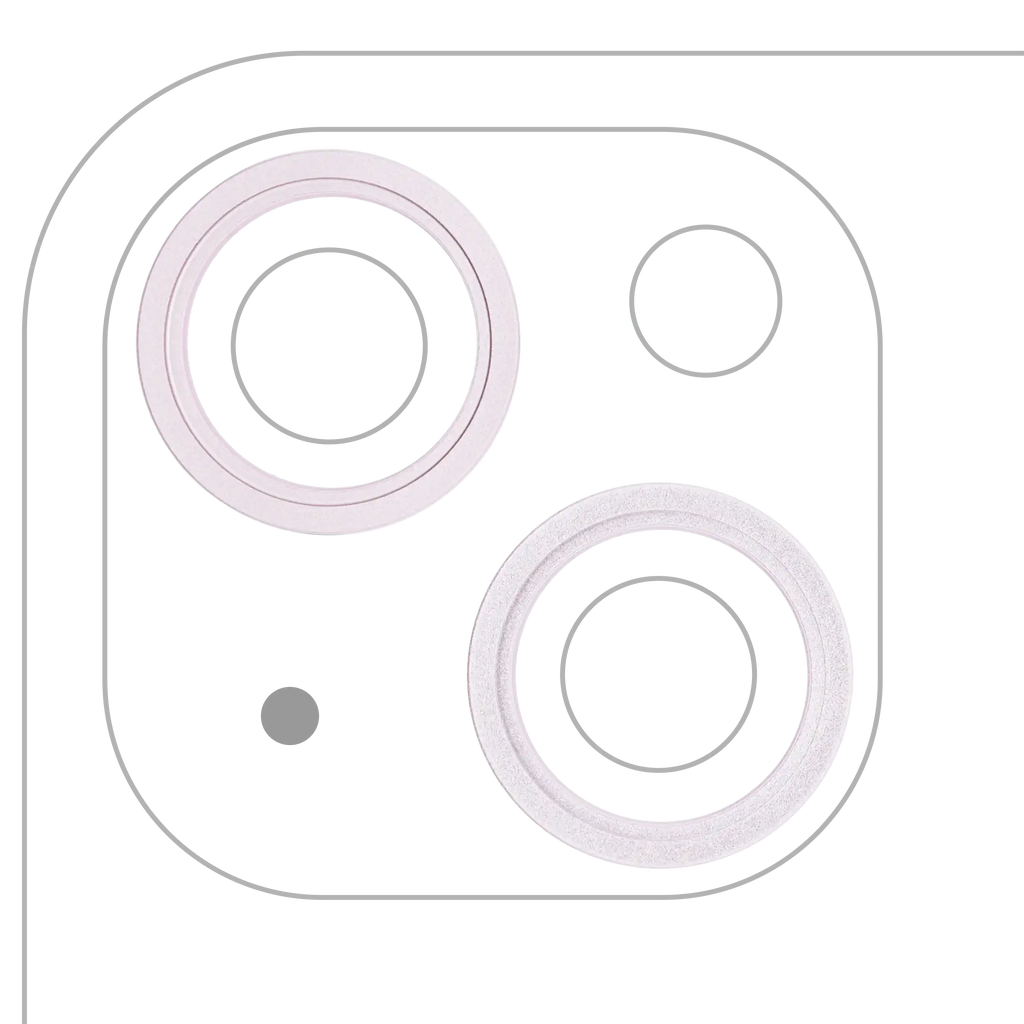 Camera Ring for iPhone 13 / 13 Mini (Pink) (2-pack)