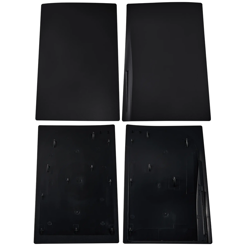 Console Covers (Top and Bottom) for PlayStation 5 (1000 / 1100 / 1200) in Black