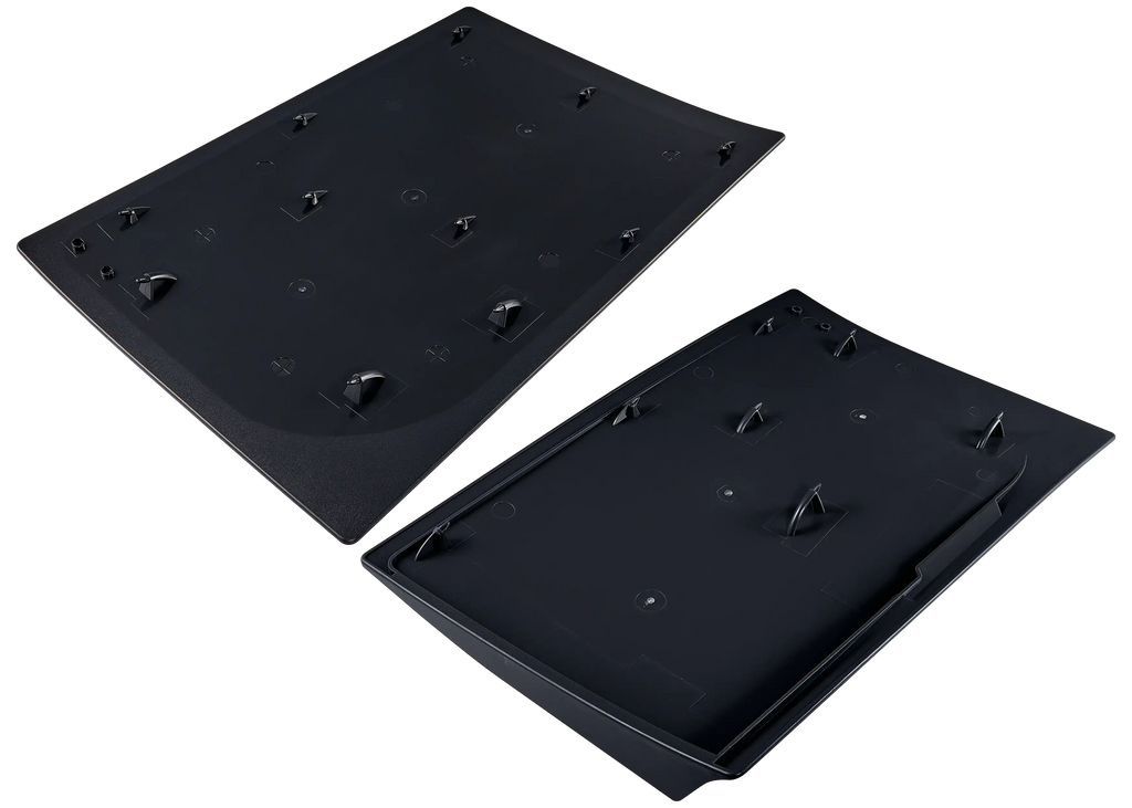Console Covers (Top and Bottom) for PlayStation 5 (1000 / 1100 / 1200) in Black