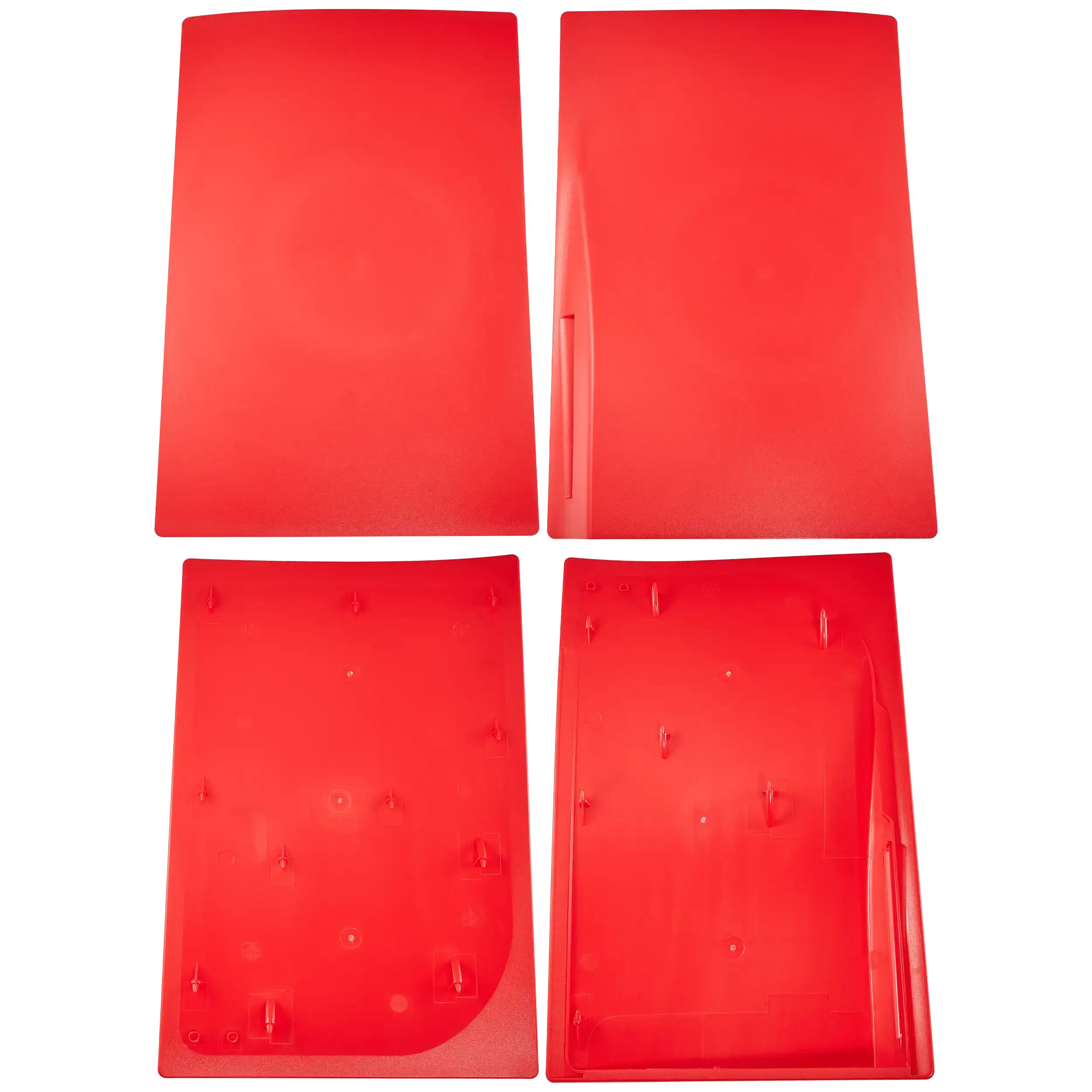 Gehäuseabdeckung (Oben & Unten) für PlayStation 5 (1000 / 1100 / 1200) (Rot)