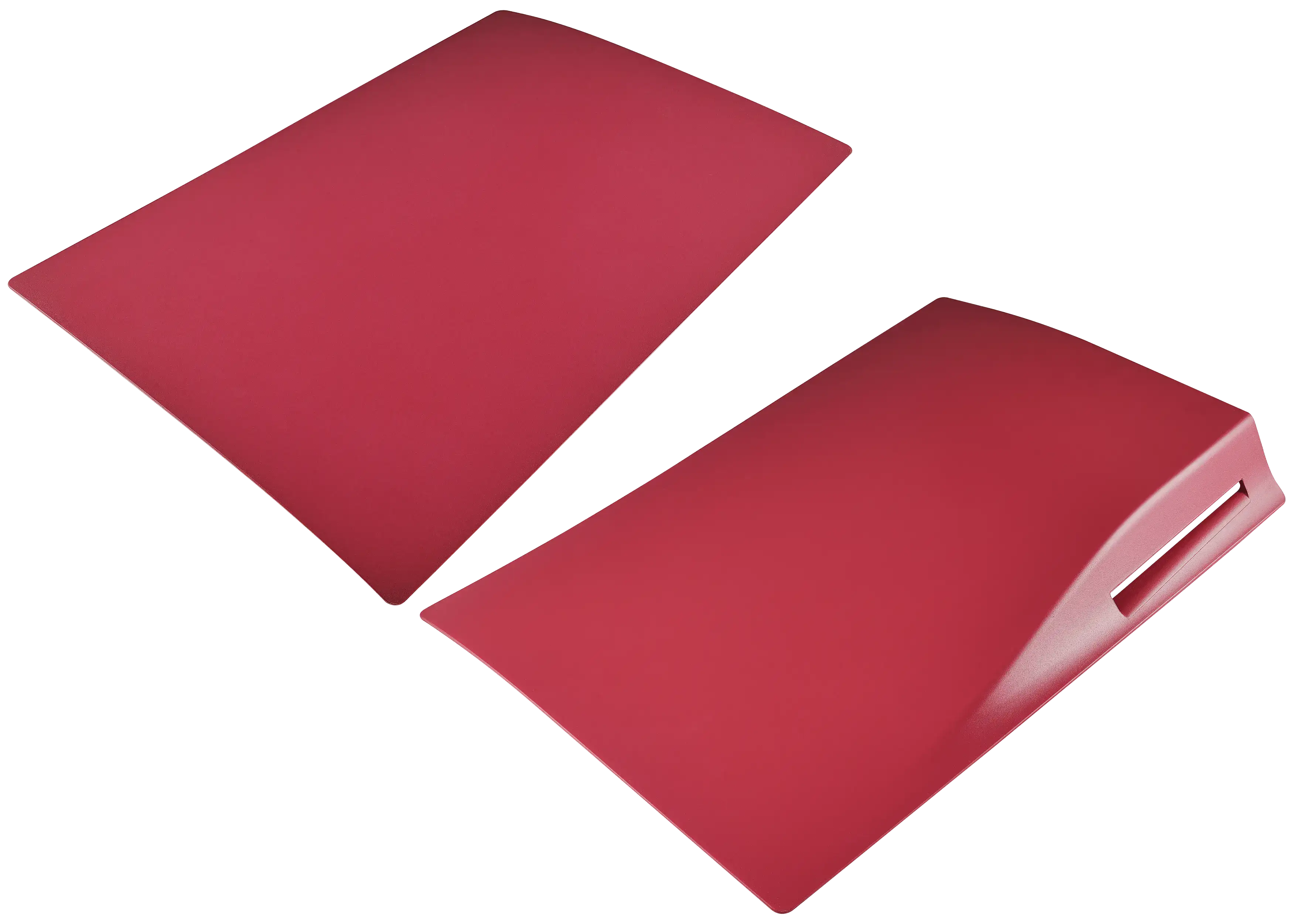 Faceplate Cover (Top and Bottom Parts) for PlayStation 5 (1000 / 1100 / 1200) (Rose Red)