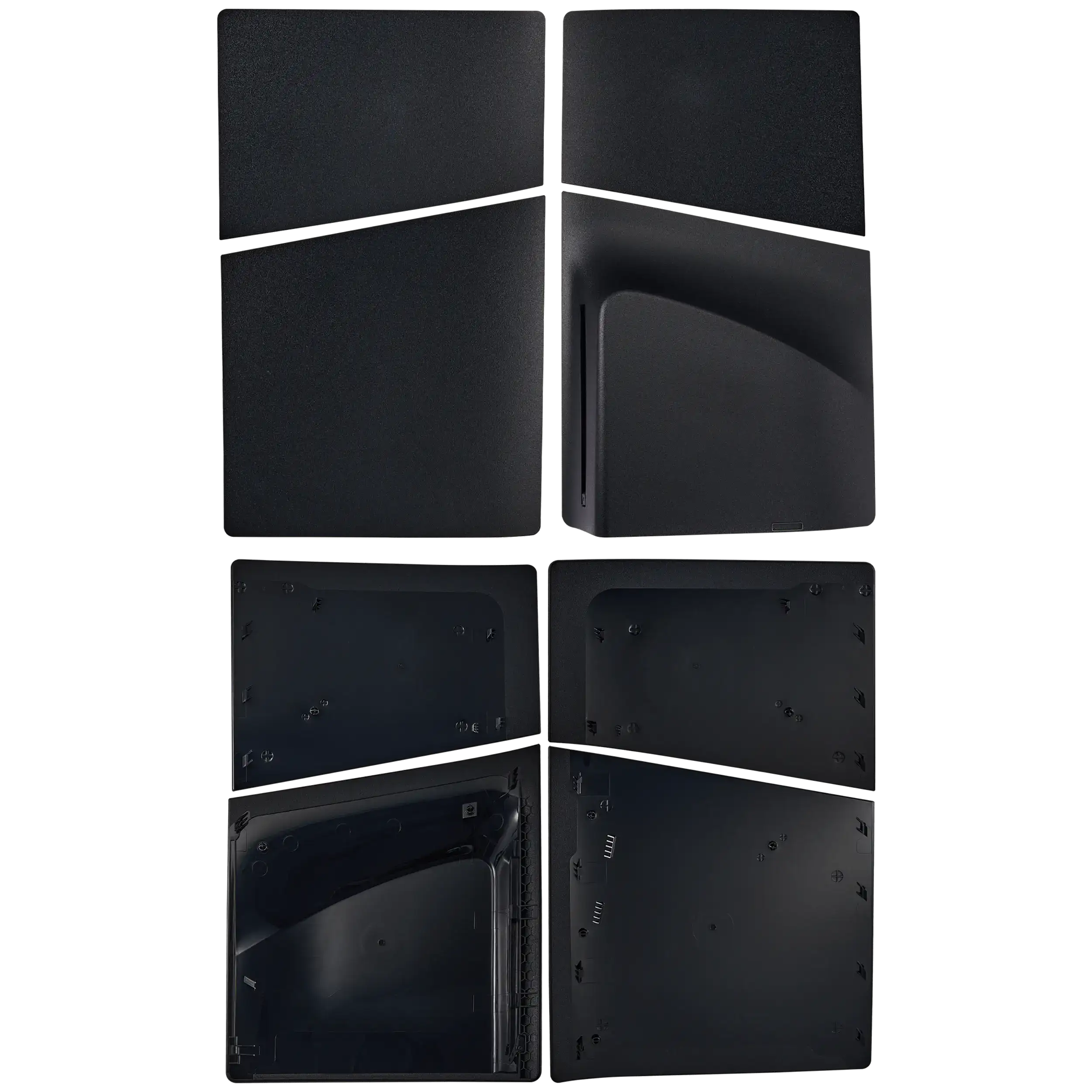 Sony PS5 Slim Disc Faceplate Cover Set Schwarz