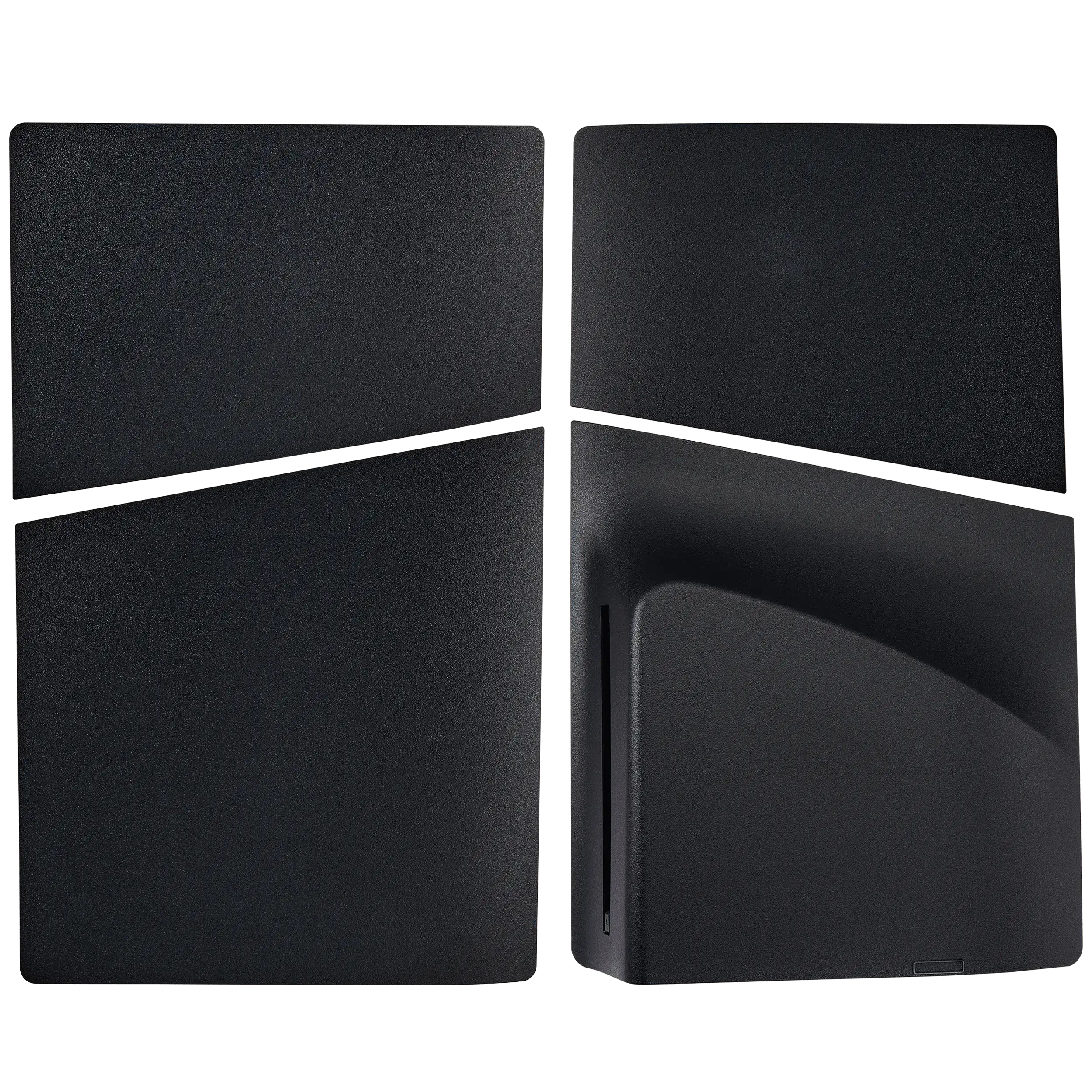Sony PS5 Slim Disc Faceplate Cover Set Schwarz