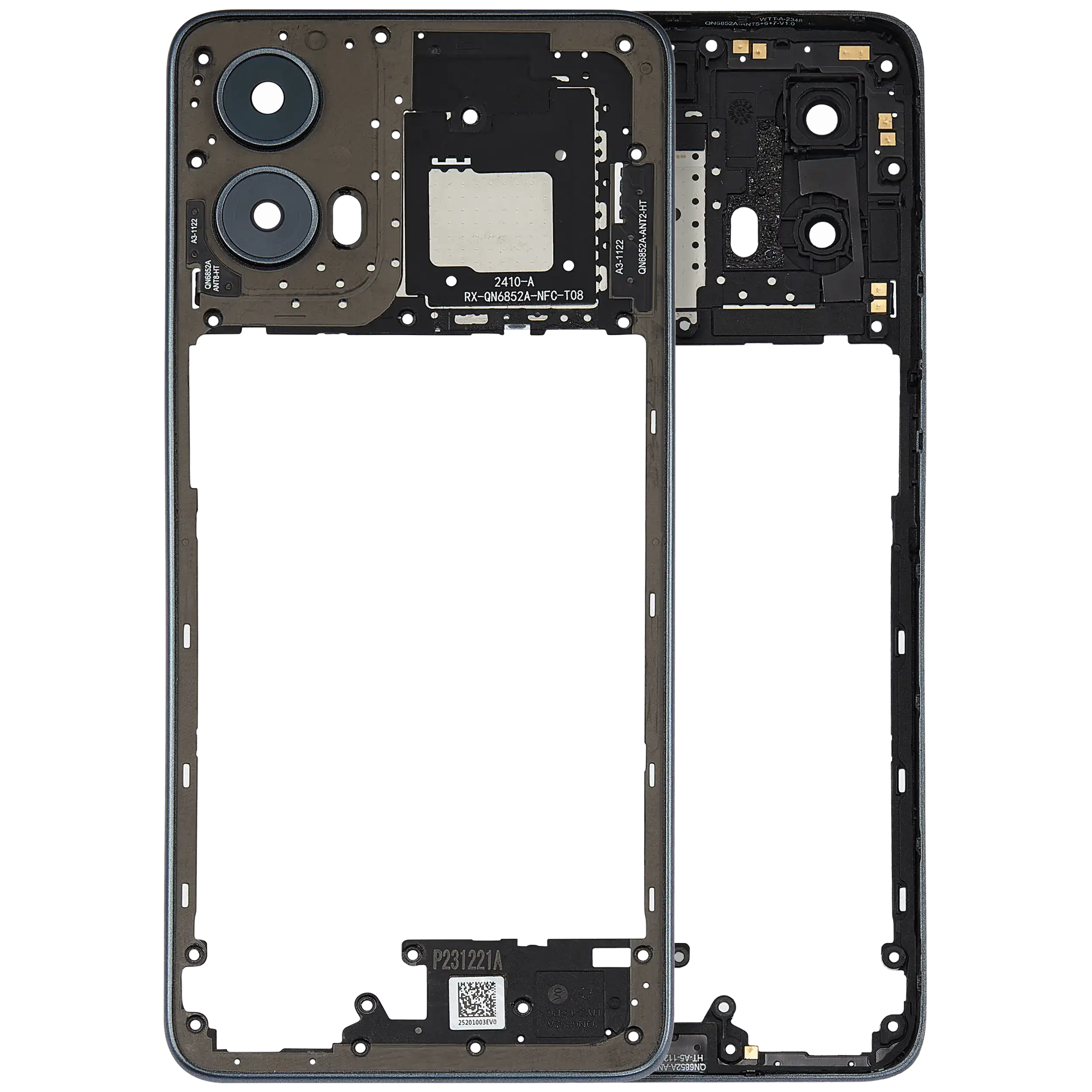 Midframe for Motorola Moto G 5G (XT2417 / 2024) – Sage Green