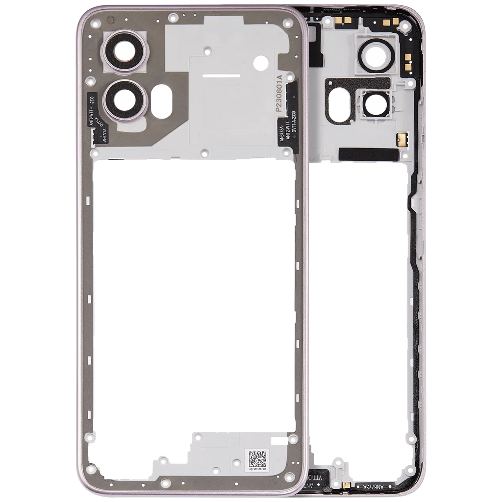 Midframe/Bezel for Moto G Power 5G (XT2415 / 2024) (Pale Lilac)