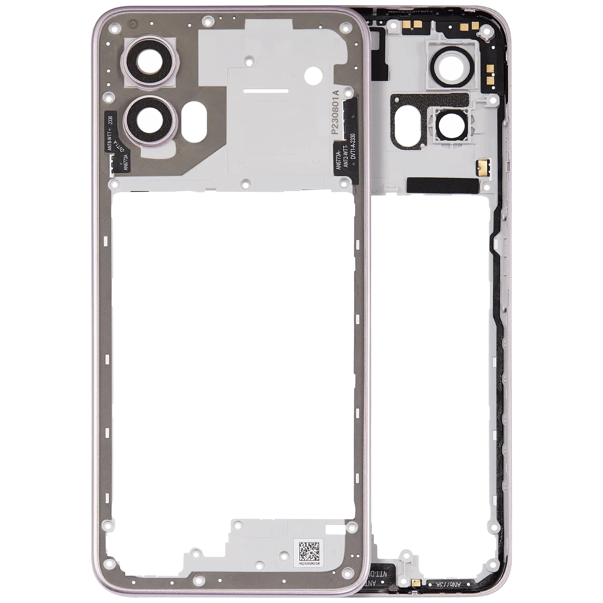 Midframe/Bezel for Moto G Power 5G (XT2415 / 2024) (Pale Lilac)
