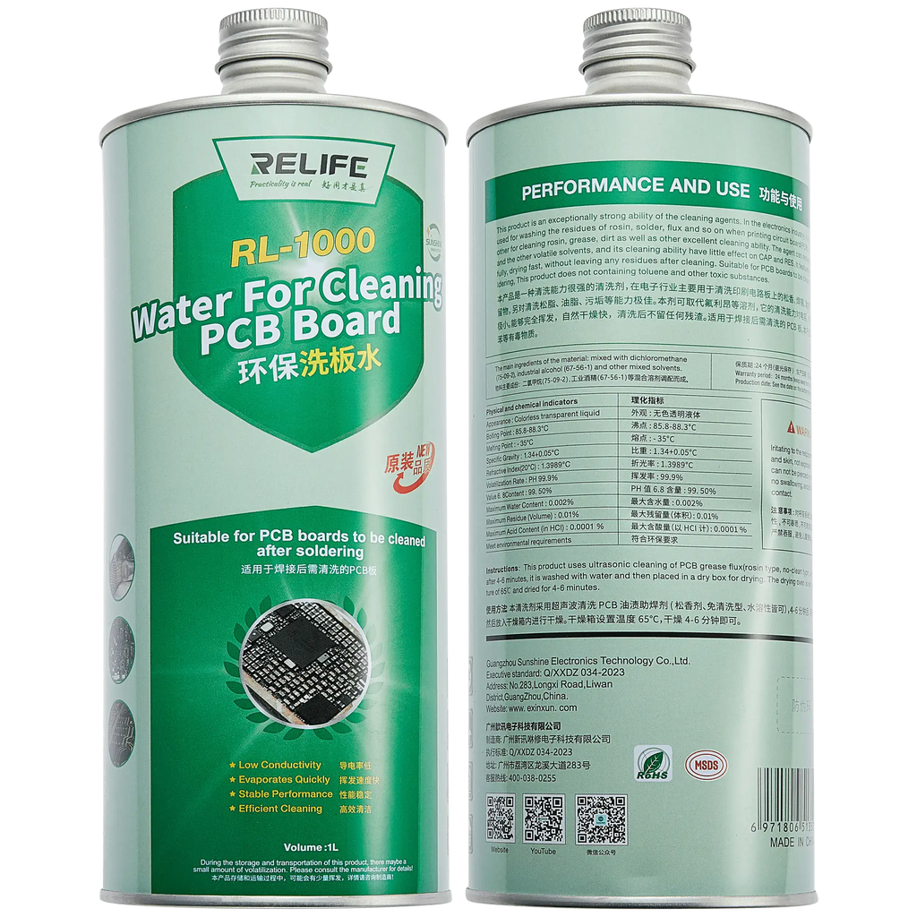 RL-1000 PCB Cleaning Spray 1000ml (ReLife)