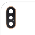 Kameralinse hinten mit Rahmen für iPhone XS/XS Max Gold Premium