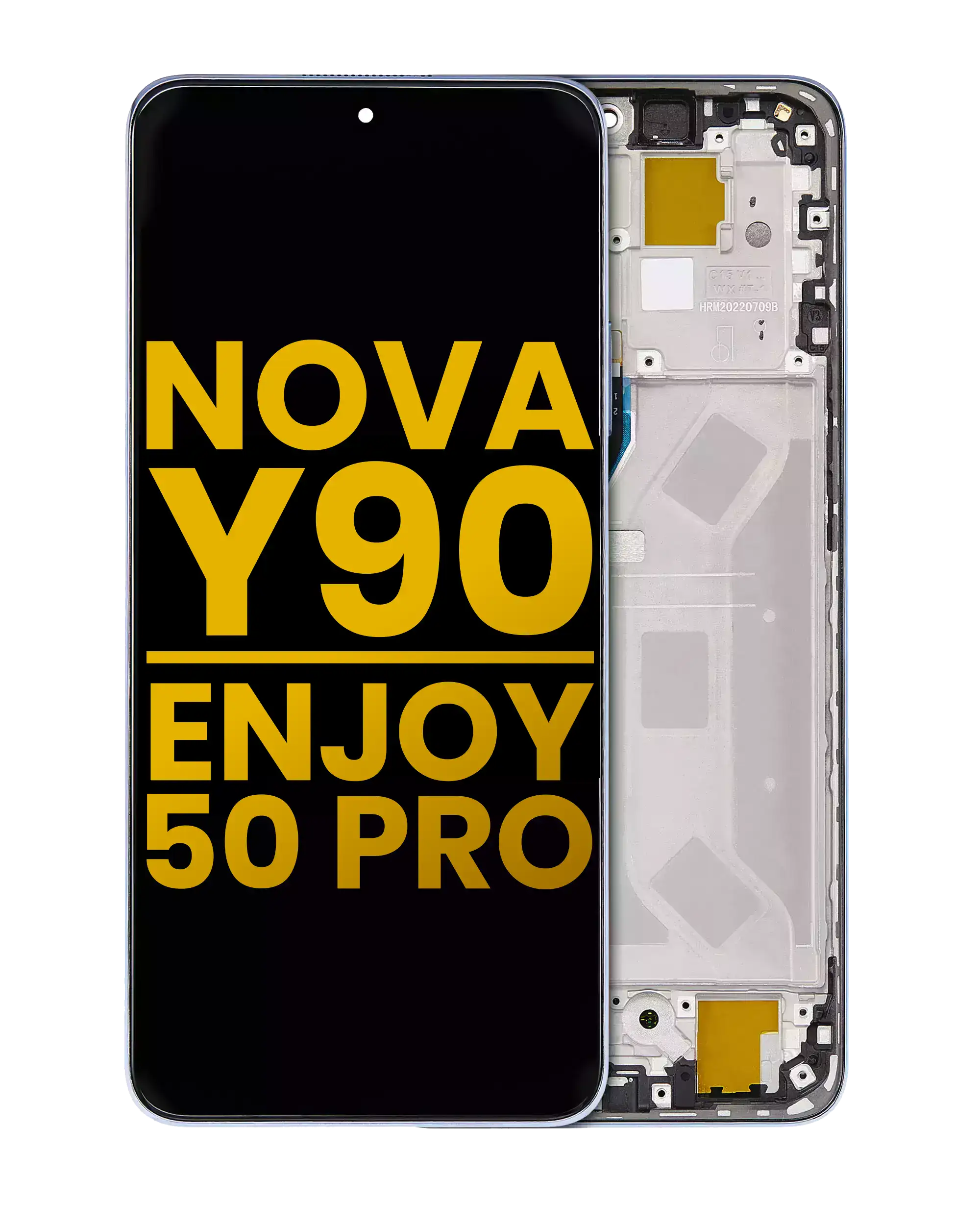LCD Display with Frame for Huawei Nova Y90 / Enjoy 50 Pro (Refurbished) (Crystal Blue)