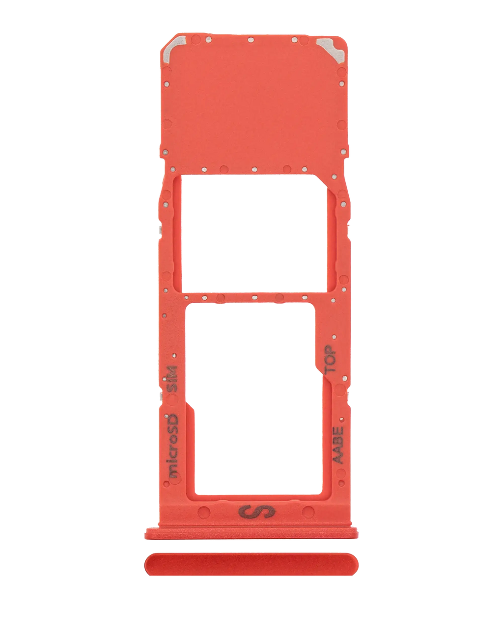 Single SIM card tray for Samsung Galaxy A02 (A022 / 2020) (Red)