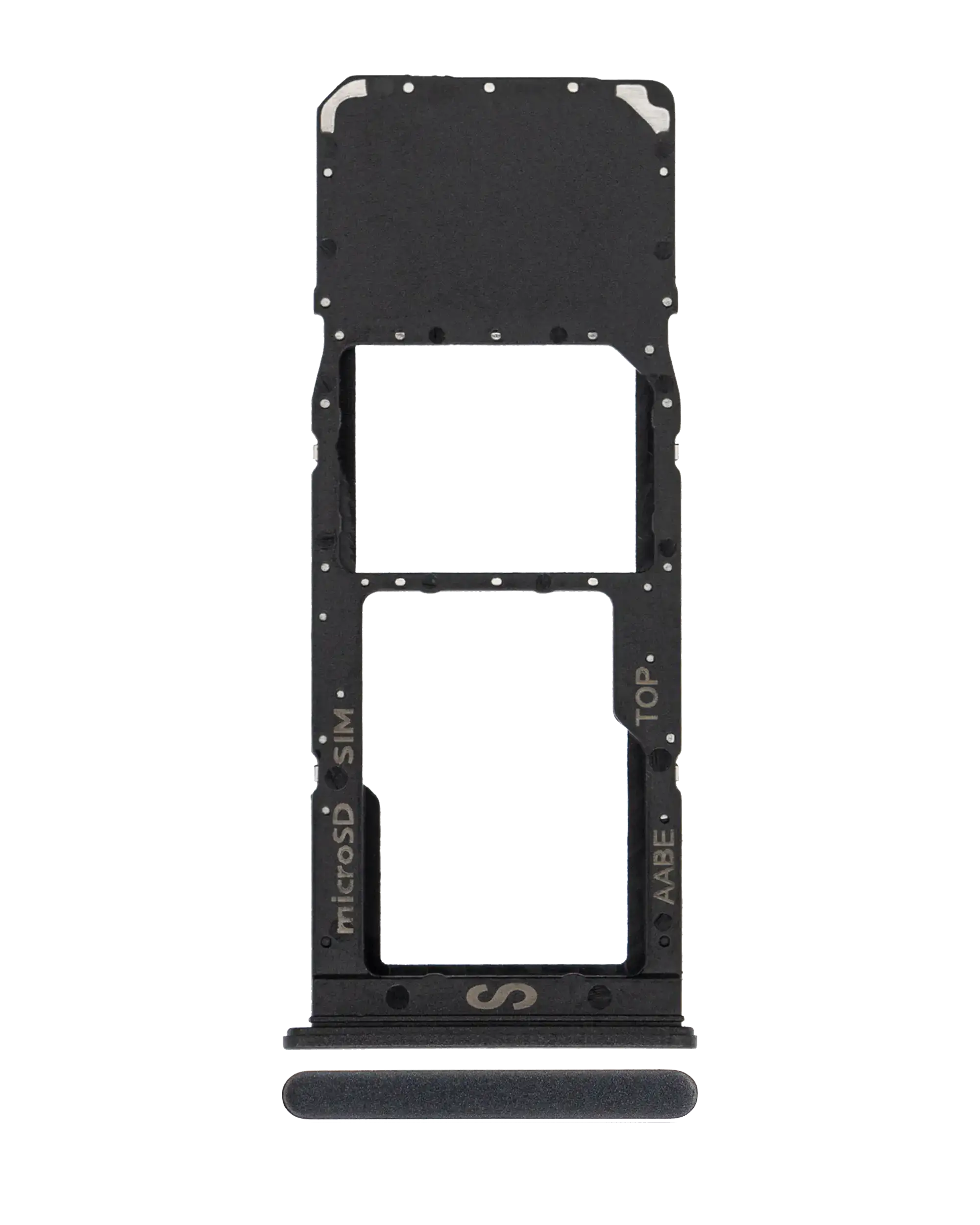 Einzelner SIM-Karten-Slot für Samsung Galaxy A02 (A022 / 2020) (Schwarz)