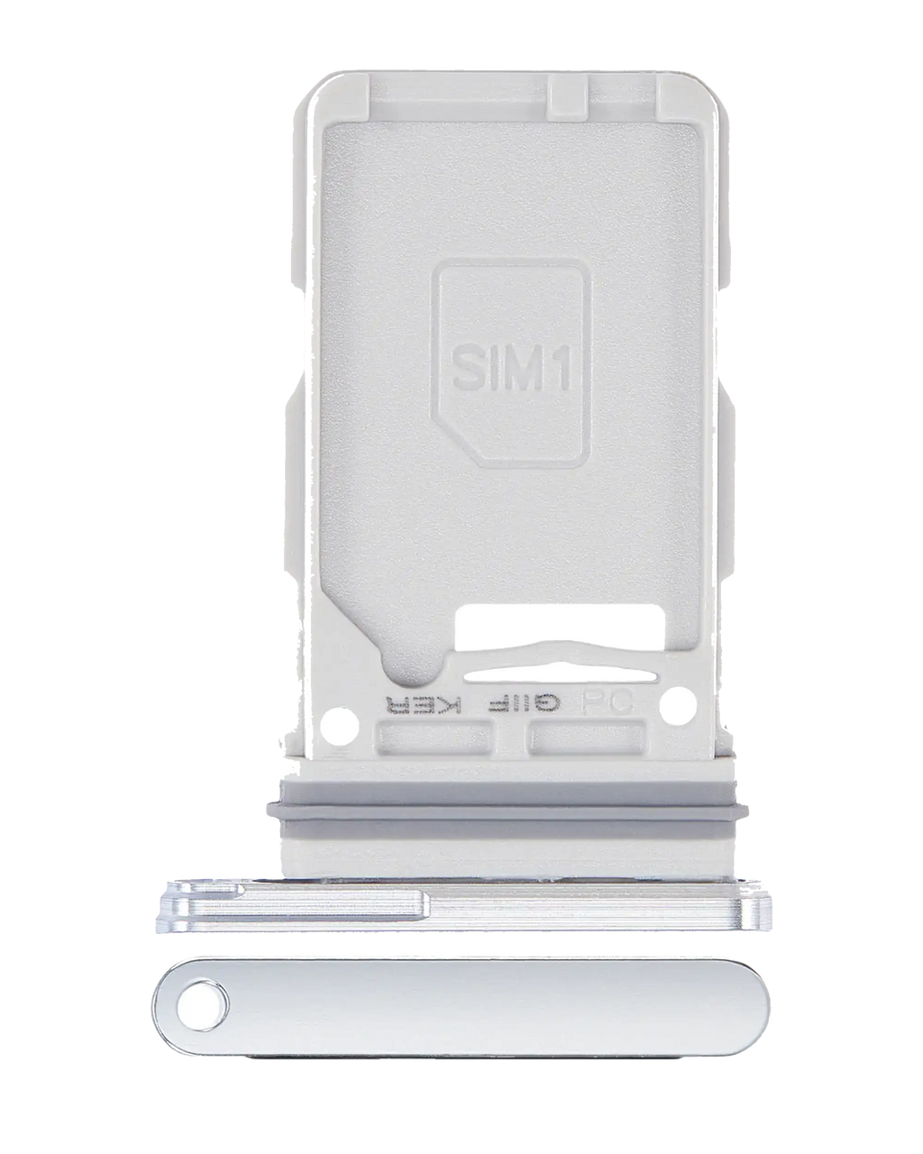 Single SIM Card Tray for Samsung Galaxy S21 Plus (Phantom Silver)