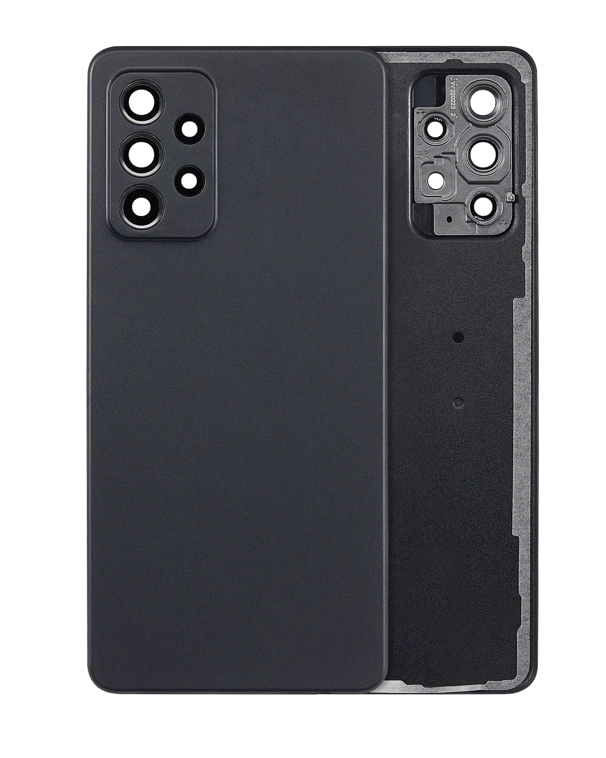 Backcover mit Kameralinse Samsung A52 4G Schwarz Aftermarket Plus