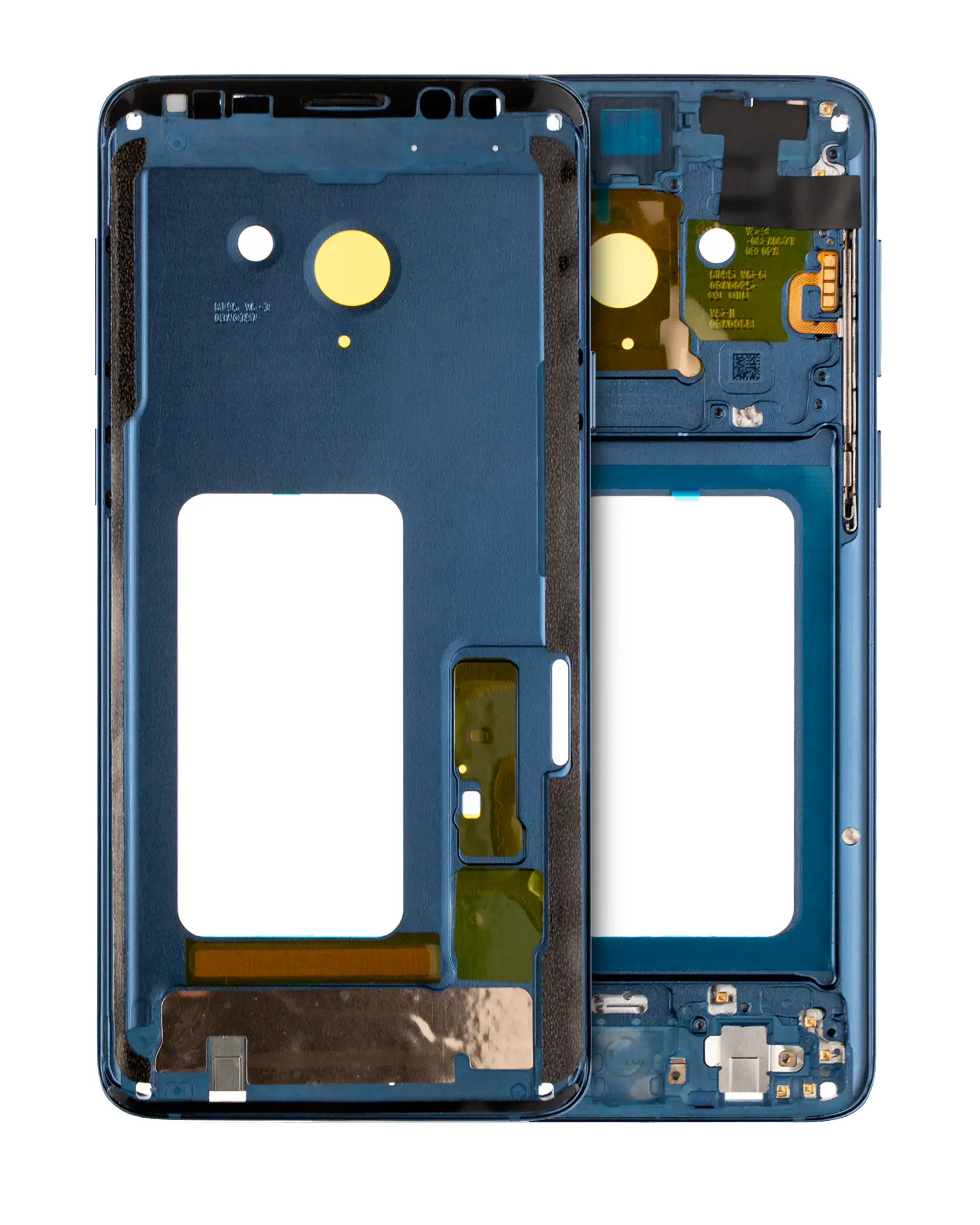 Midframe/Rahmen für Samsung Galaxy S9 Plus mit Kleinteilen (Coral Blau)