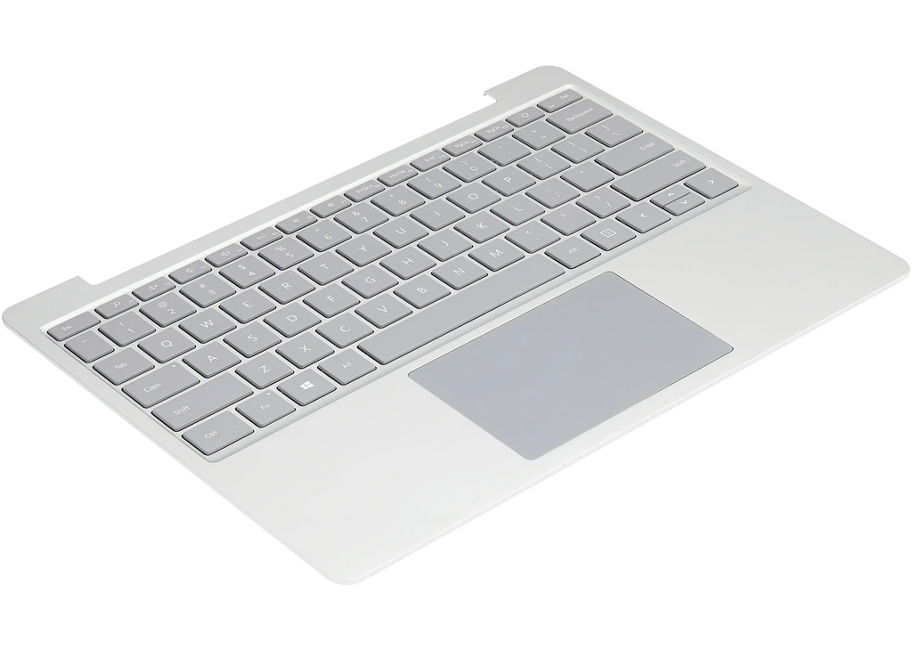 Palmrest with Touchpad and Keyboard for Microsoft Surface Laptop Go (1943) (Silver) (US Keyboard)