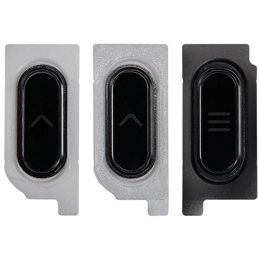 Home Button for Samsung Galaxy Tab Active Pro 10.1" (T545 / T540 / T547) (2019) (Black) (3-Piece Set)