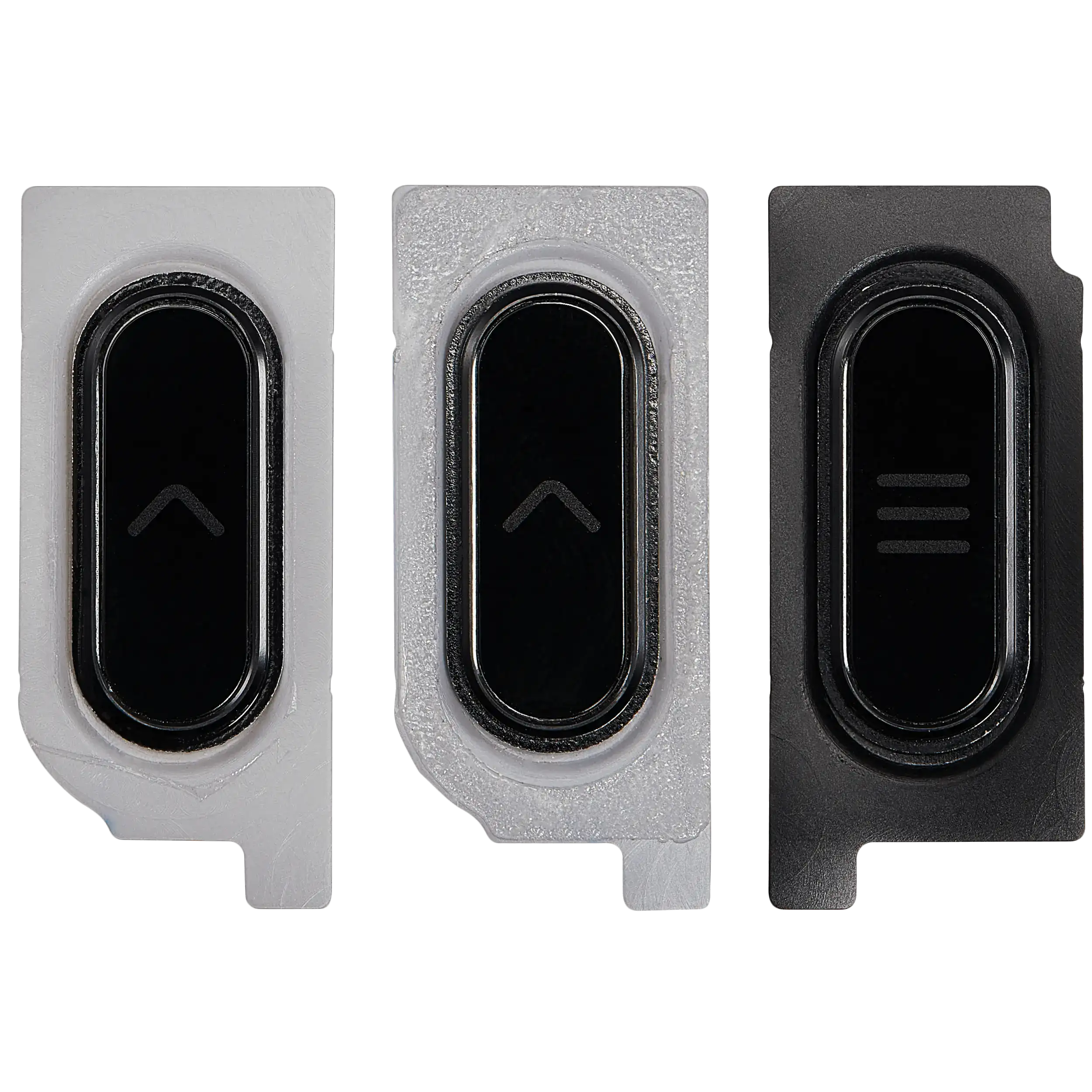 Home Button for Samsung Galaxy Tab Active Pro 10.1" (T545 / T540 / T547) (2019) (Black) (3-Piece Set)