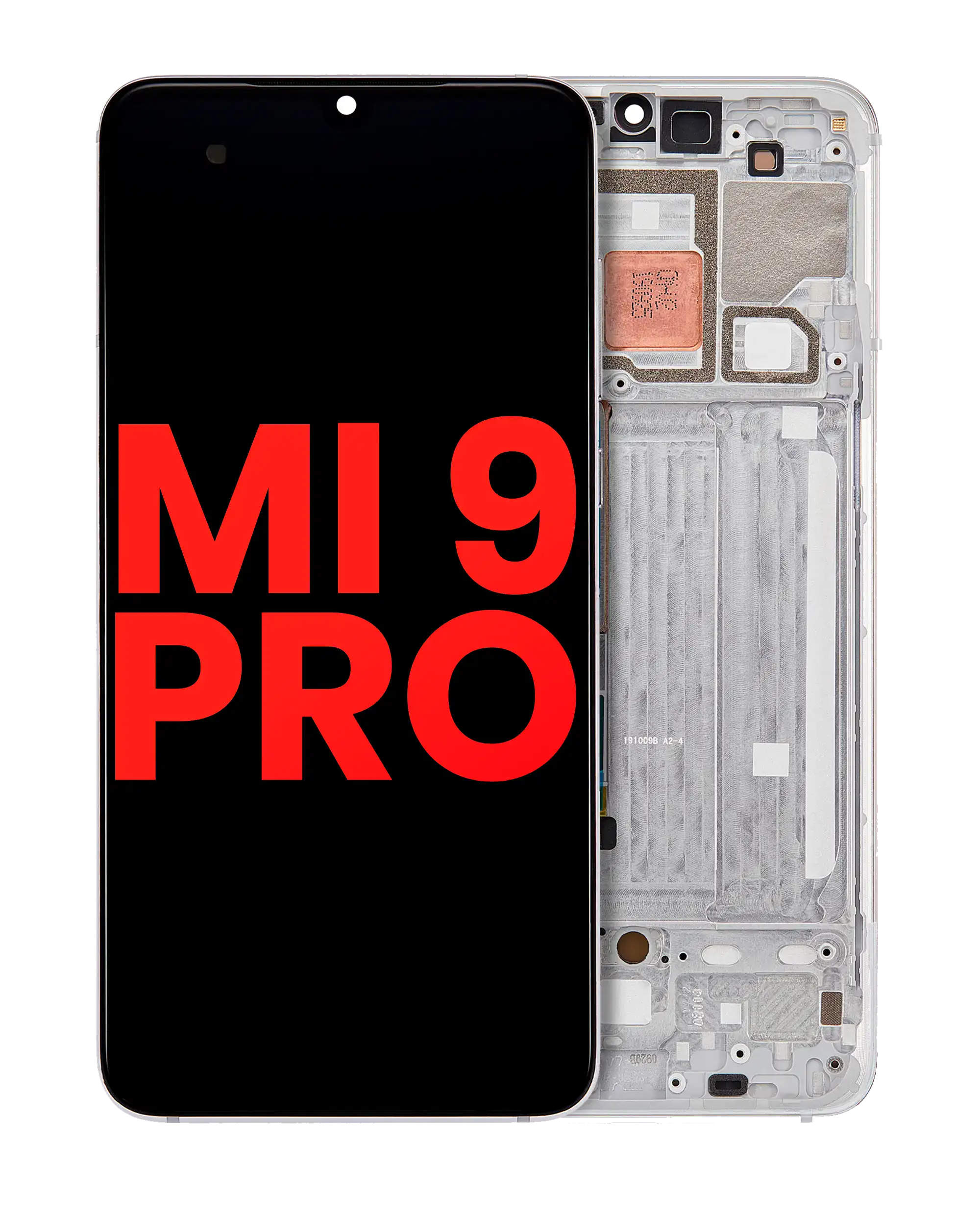 OLED Display with Frame for Xiaomi Mi 9 Pro (Aftermarket Plus) (Dream White)