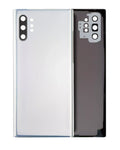 Back Cover with Camera Lens for Samsung Galaxy Note 10 Plus / 5G (Service Pack) (Aura Glow / Silver)