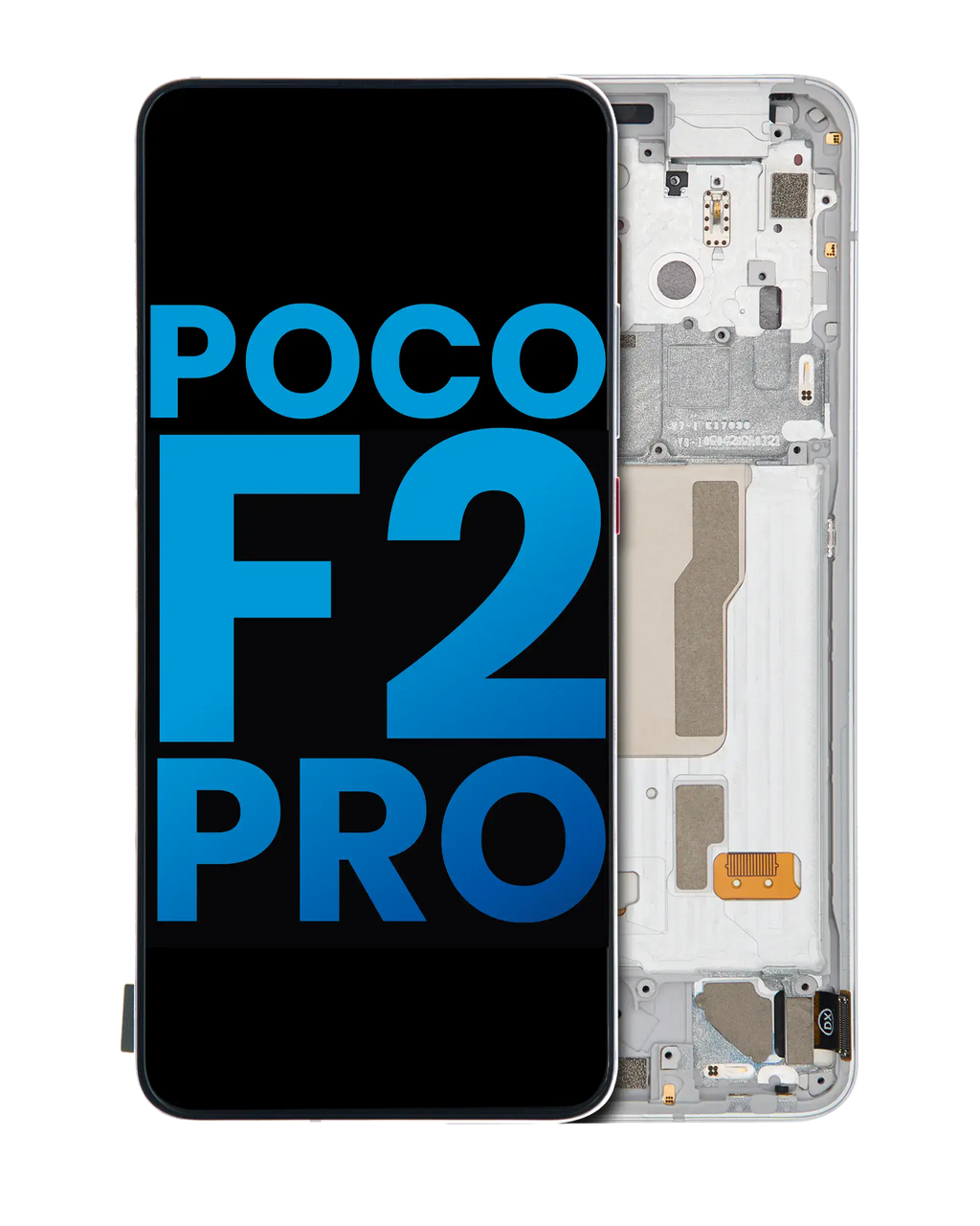 Xiaomi Poco F2 Pro/K30 Pro Display mit Rahmen Phantom Weiß Aftermarket Incell