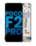 Xiaomi Poco F2 Pro/K30 Pro Display mit Rahmen Phantom Weiß Aftermarket Incell