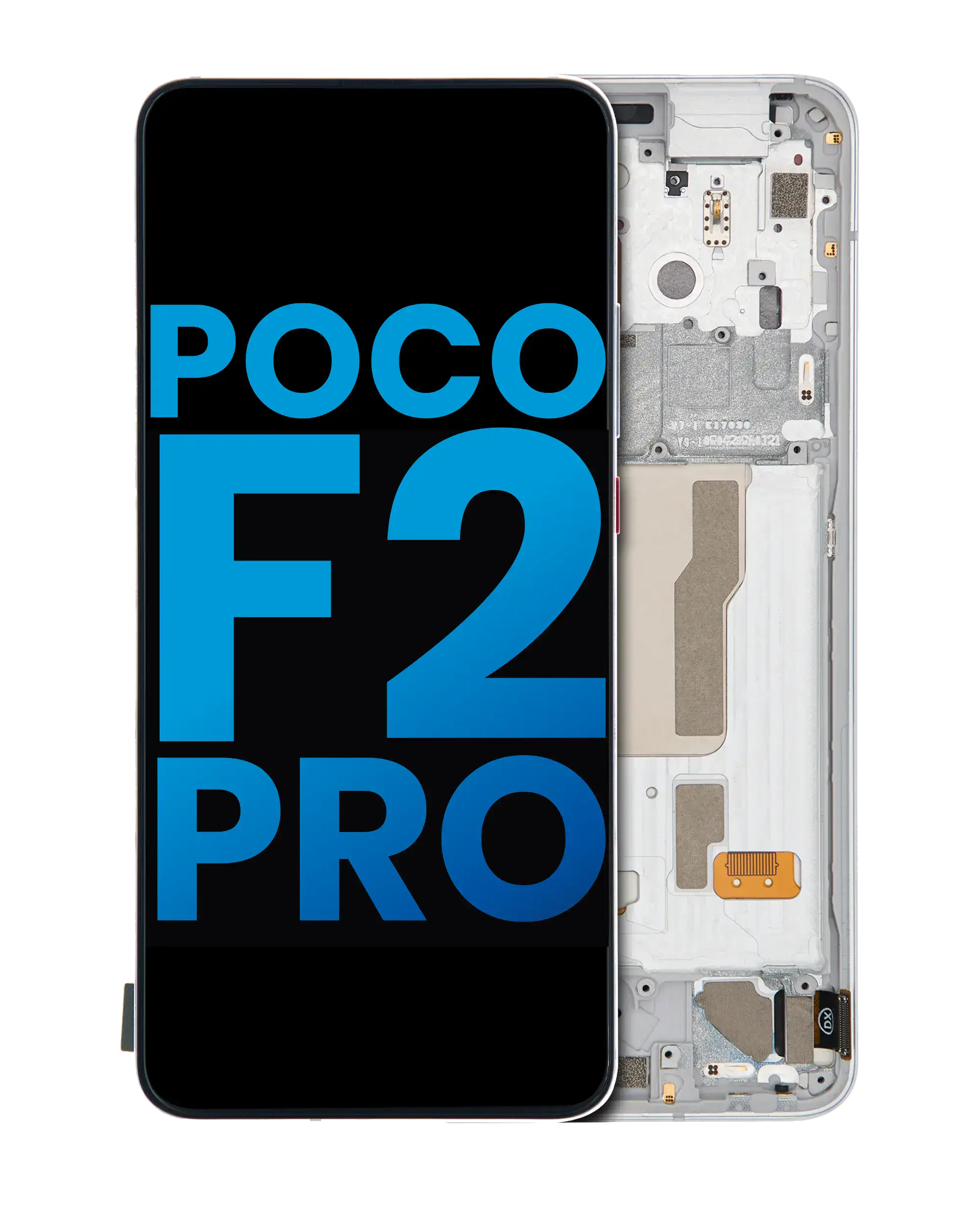 Xiaomi Poco F2 Pro/K30 Pro Display mit Rahmen Phantom Weiß Aftermarket Incell