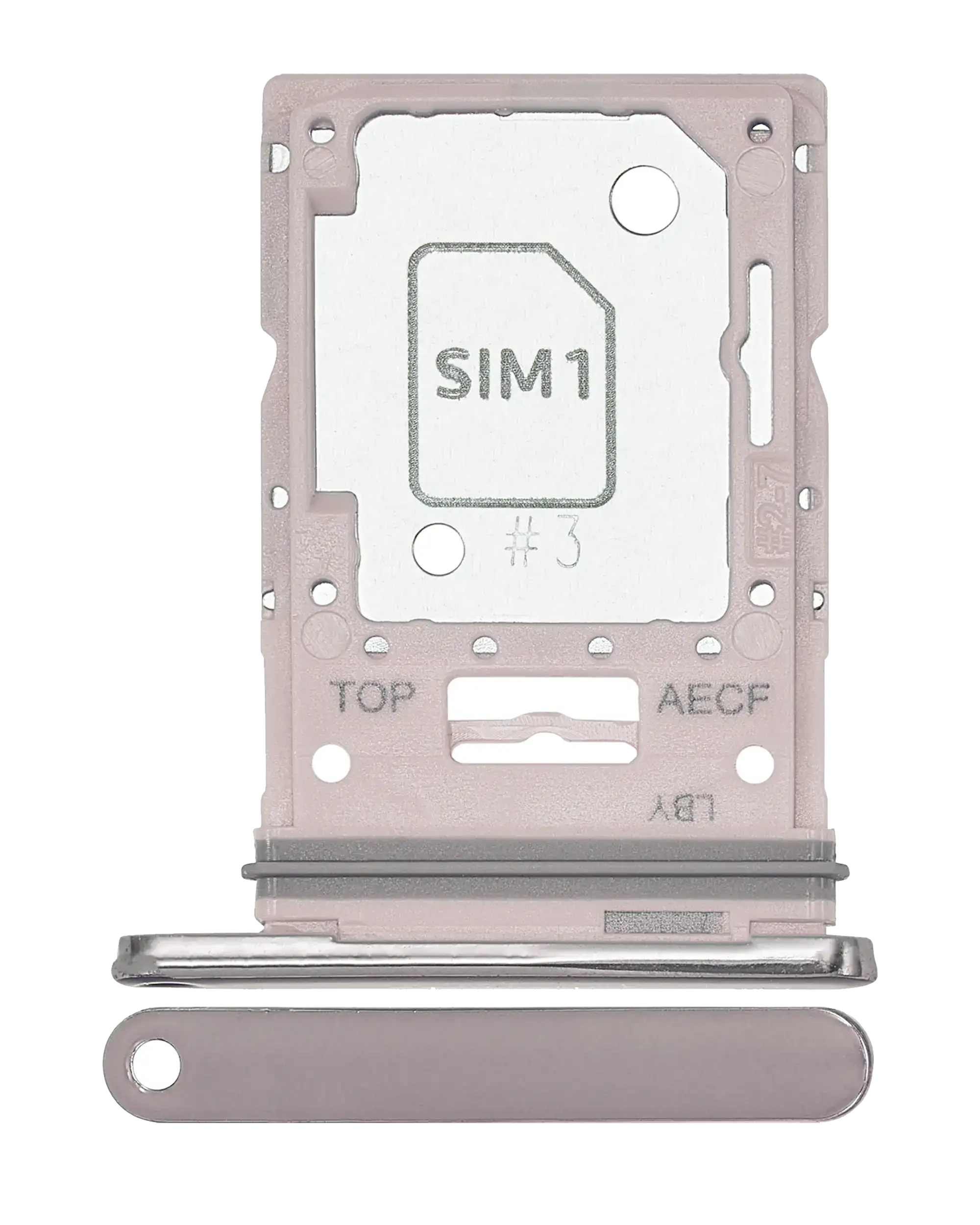 Einzelnes SIM-Kartenfach für Samsung Galaxy A53 5G (A536 / 2022) (Weiß)