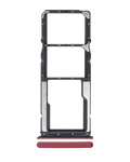 Dual SIM Card Tray for Xiaomi Redmi 8 (Ruby Red)