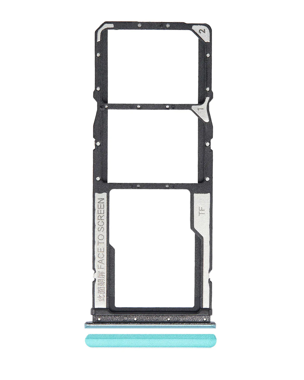 Dual SIM-Kartenfach für Xiaomi Redmi 9T / Note 9 4G / Poco M3 (Grün)
